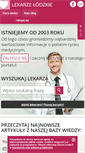 Mobile Screenshot of lekarze-lodzkie.pl